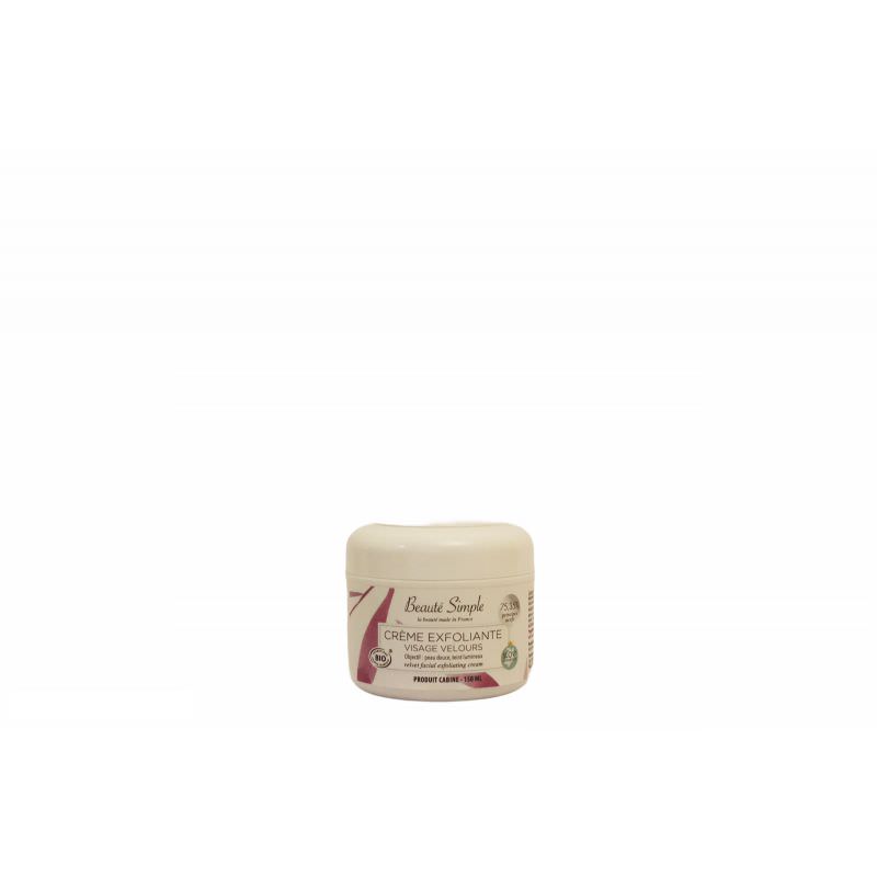 Crème exfoliante VISAGE VELOURS 150ml - BEAUTE SIMPLE Crème exfoliante VISAGE VELOURS 150ml - BEAUTE SIMPLE