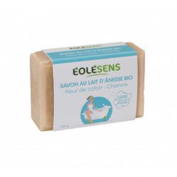 Savon lait d'ânesse CHANVRE/FLEUR DE COTON 100g - EOLESENS