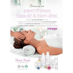 Poster CABINE SOIN VISAGE -BEAUTE SIMPLE