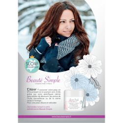 Poster SAISON HIVER -BEAUTE SIMPLE