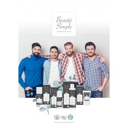 Poster HOMMES-BEAUTE SIMPLE