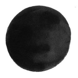 Houppette COTON Ronde NOIRE - PARISAX 
