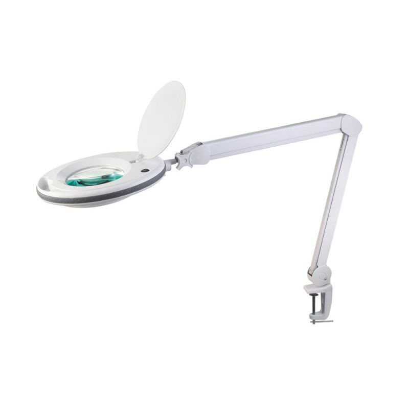 Lampe loupe avec éclairage LED et bras articulé Lampe loupe avec éclairage LED et bras articulé