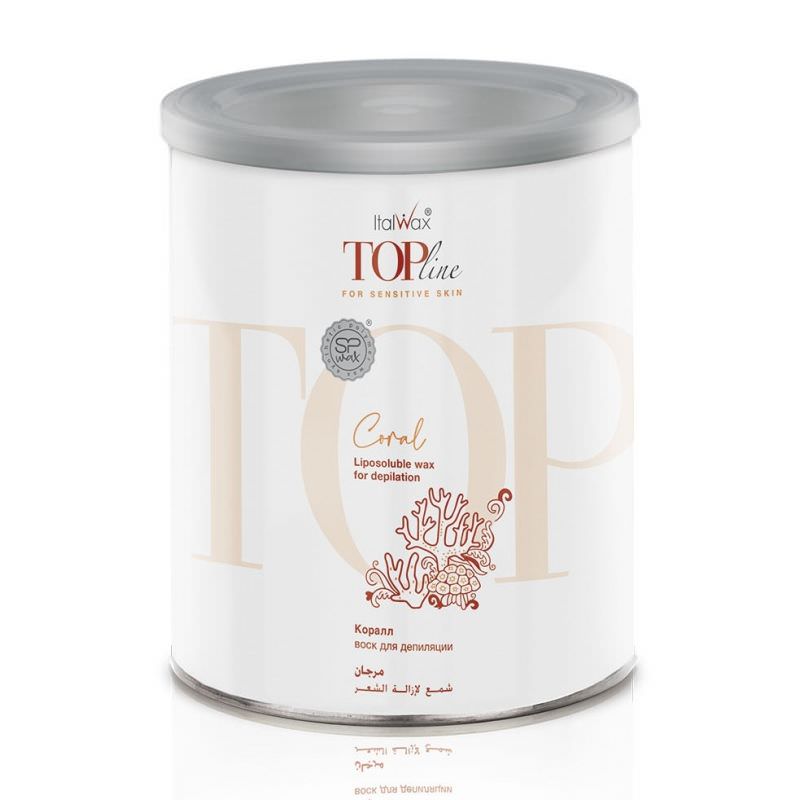 Pot Cire avec Bandes Coral Italwax Top Line