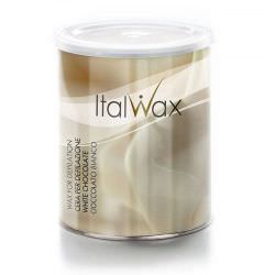Cire avec bandes en pot Chocolat Blanc Italwax – Épilation