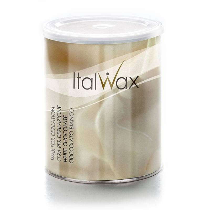 Cire avec bandes en pot Chocolat Blanc Italwax – Épilation