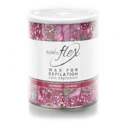 Pot de Cire avec Bandes Raspberry Italwax Flex