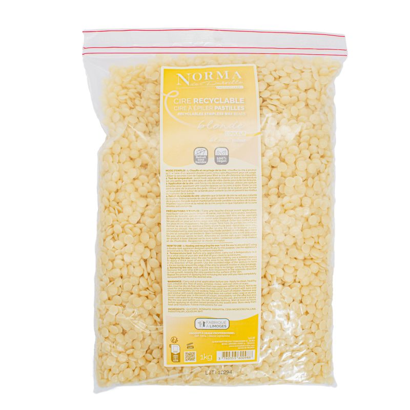 Cire pelable en format de 1 kilo pour une épilation made in France