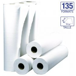 Lot de 12 rouleaux de draps d'examen, le choix économique