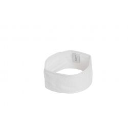 Bandeau éponge simple face blanc de fabrication française