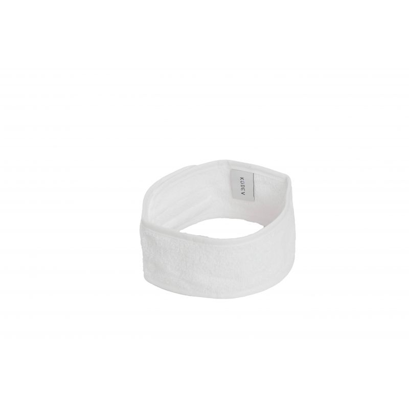 Bandeau éponge simple face blanc de fabrication française