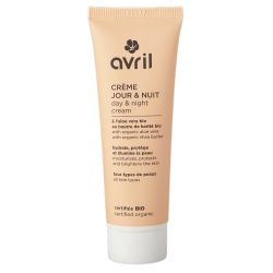 Crème Jour & Nuit Bio Avril – Hydratation & Protection Visage