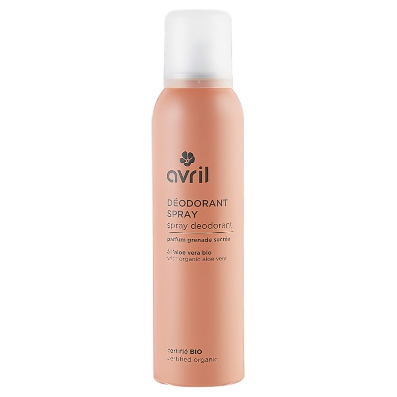 Déodorant Spray Certifié Bio Avril – Protection et Fraîcheur Durable