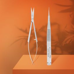 Micro-ciseaux professionnels sourcils EXPERT 90 | TYPE 2 - STALEKS