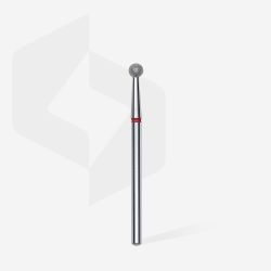 Embout ponçeuse diamant BOULE ROUGE diam. 3,5 mm - STALEKS