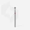 Embout ponçeuse diamant BOULE ROUGE diam. 3,5 mm - STALEKS