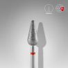 Embout ponçeuse diamant POIRE ARRONDIE ROUGE diam 5mm | 12 mm - STALEKS