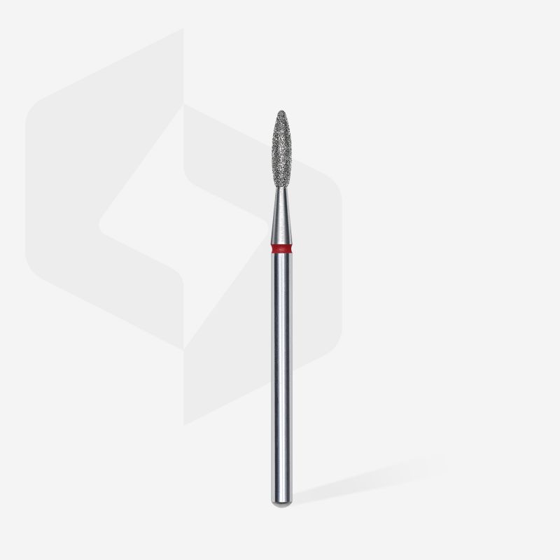 Embout ponçeuse diamant FLAMME ROUGE taille S diam. 2,1 mm | 8 mm - STALEKS Embout ponçeuse diamant FLAMME ROUGE taille S diam. 2,1 mm | 8 mm - STALEKS