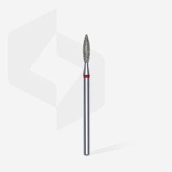 Embout ponçeuse diamant  FLAMME ROUGE taille M diam. 2,3 mm | 10 mm - STALEKS