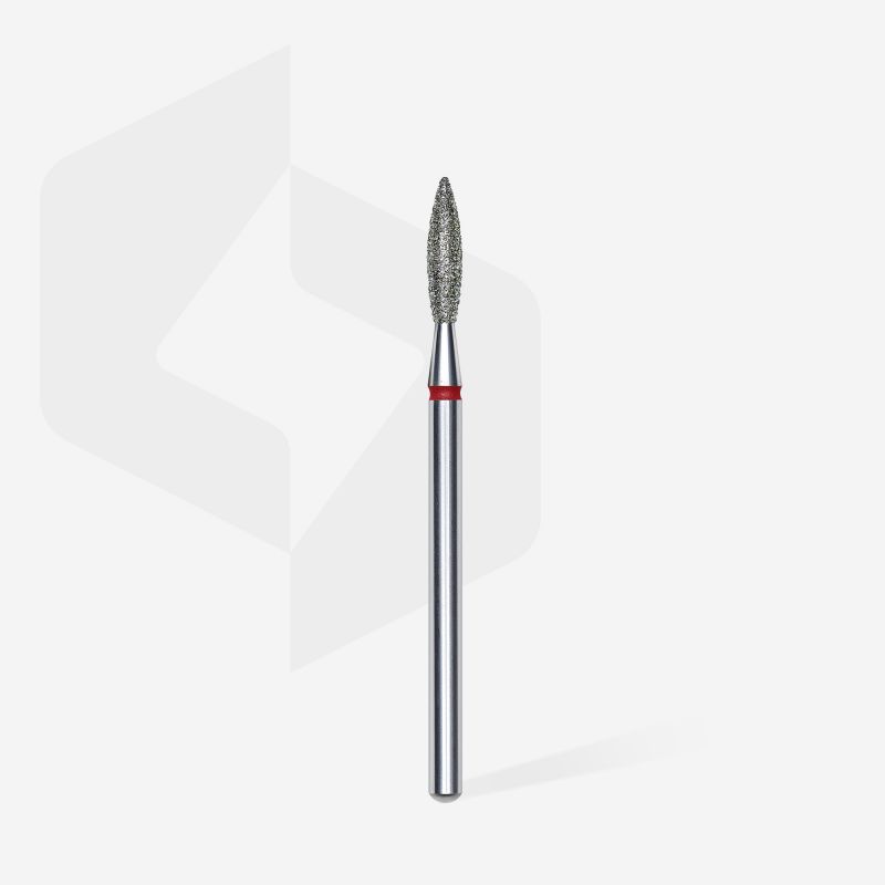 Embout ponçeuse diamant FLAMME ROUGE taille M diam. 2,3 mm | 10 mm - STALEKS Embout ponçeuse diamant FLAMME ROUGE taille M diam. 2,3 mm | 10 mm - STALEKS