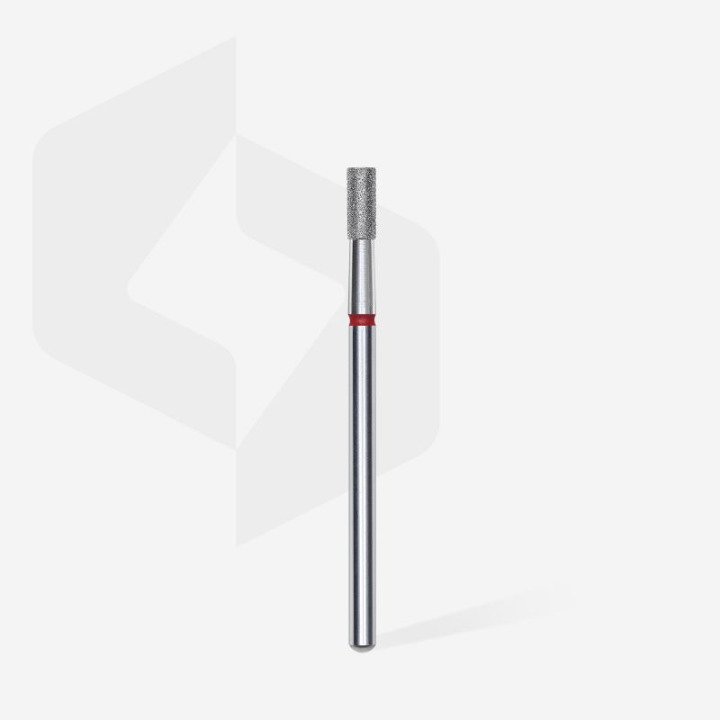 Embout ponçeuse diamant CYLINDRE ROUGE diam. 2,5 mm | 6 mm - STALEKS Embout ponçeuse diamant CYLINDRE ROUGE diam. 2,5 mm | 6 mm - STALEKS