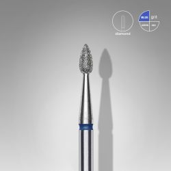Embout ponçeuse diamant GOUTTE BLEU diam. 2,3 mm | 5mm - STALEKS