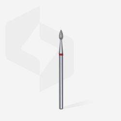 Embout ponçeuse diamant GOUTTE ROUGE diam. 2,3 mm | 5mm - STALEKS