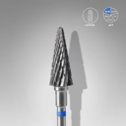 Embout ponçeuse en carbure CONE BLEU diam. 6mm | 14 mm - STALEKS