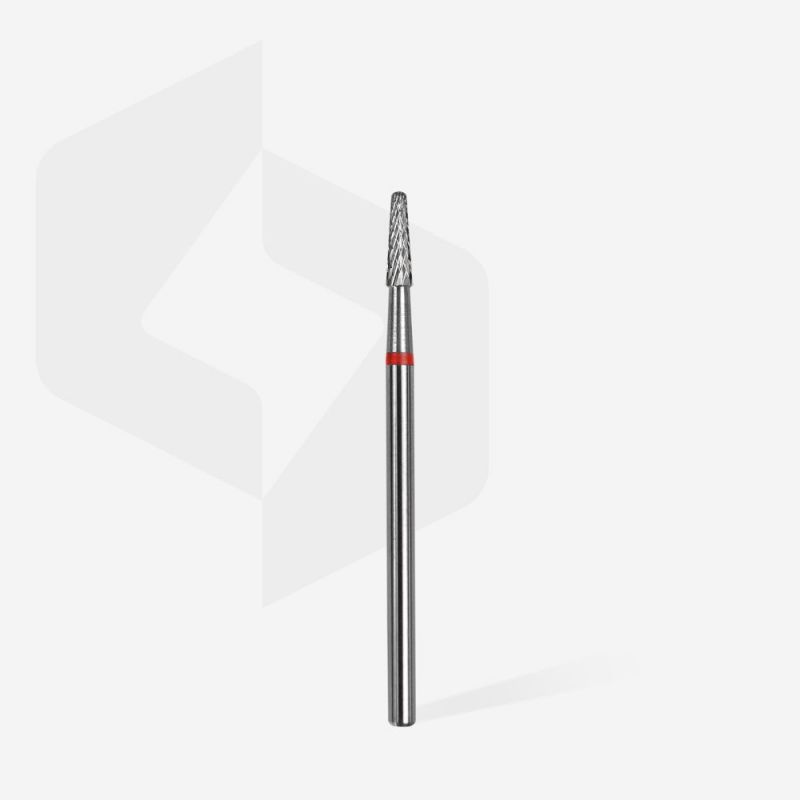 Embout ponçeuse en carbure CONE ROUGE diam. 2,3 mm | 8 mm - STALEKS Embout ponçeuse en carbure CONE ROUGE diam. 2,3 mm | 8 mm - STALEKS