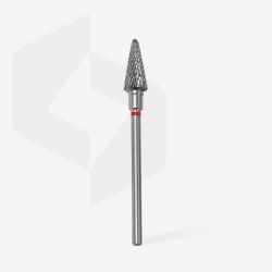 Embout ponçeuse en carbure CONE ROUGE  diam. 6 mm | 14 mm - STALEKS