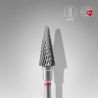 Embout ponçeuse en carbure CONE ROUGE  diam. 6 mm | 14 mm - STALEKS
