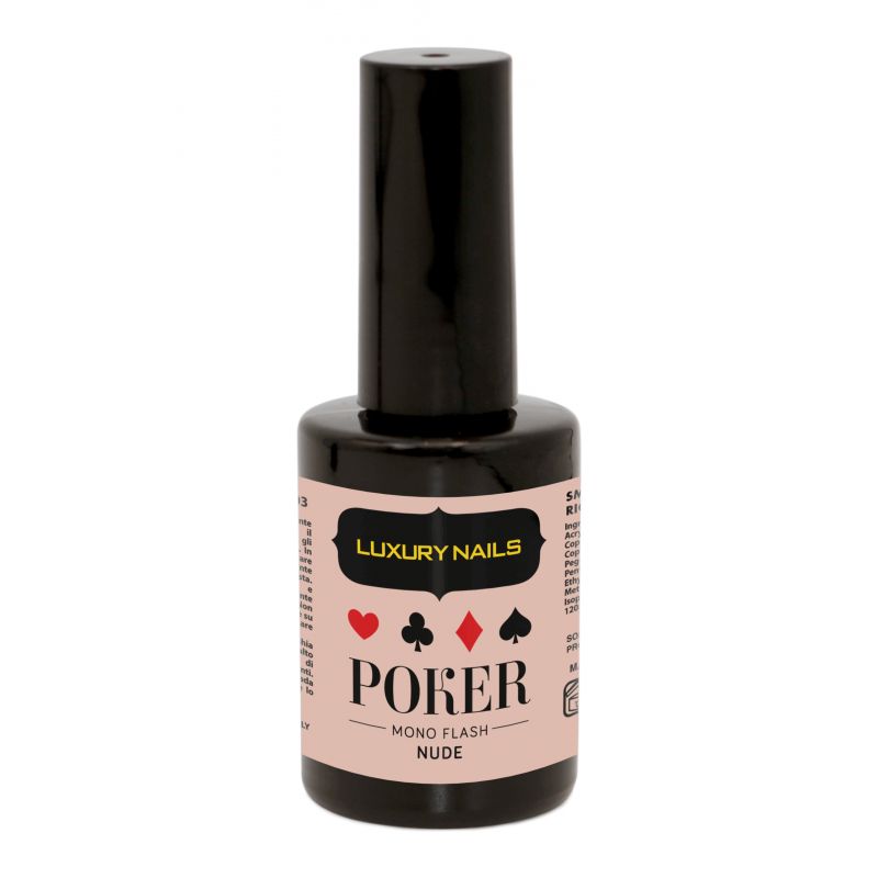 Rubber base Poker Mono Flash NUDE 15ml Rubber base Poker Mono Flash NUDE 15ml
