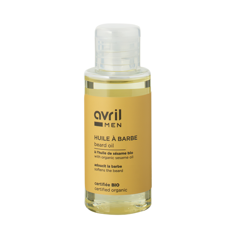 Huile à Barbe Bio Avril - Nourrit et Adoucit Sans Film Gras