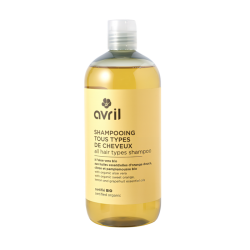 Shampooing Tous types de cheveux Sans tensio-actifs sulfatés - AVRIL