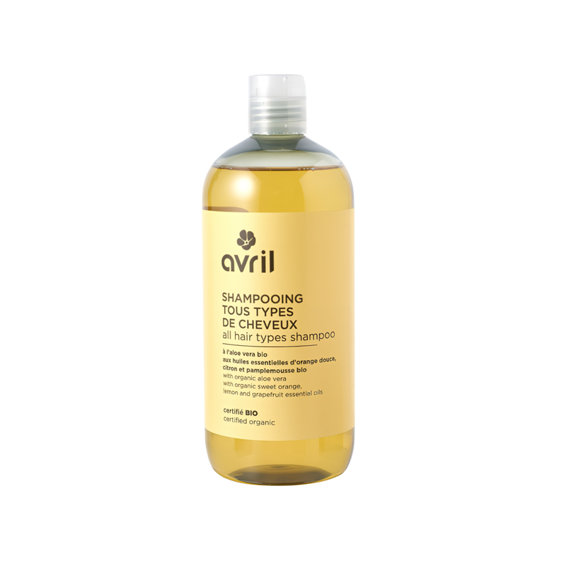 Shampooing Tous types de cheveux Sans tensio-actifs sulfatés - AVRIL