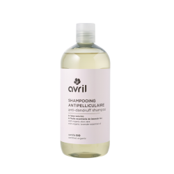 Shampooing Anti-Pelliculaire Bio Avril - Purifiant à la Menthe Poivrée