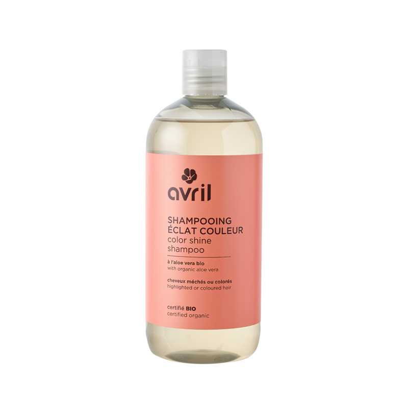 Shampooing Éclat Couleur Bio Avril - À l’Aloe Vera pour Cheveux Colorés