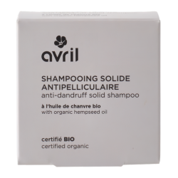 Shampooing Solide Antipelliculaire Bio Avril - Purifiant à l’Écorce de Jujubier