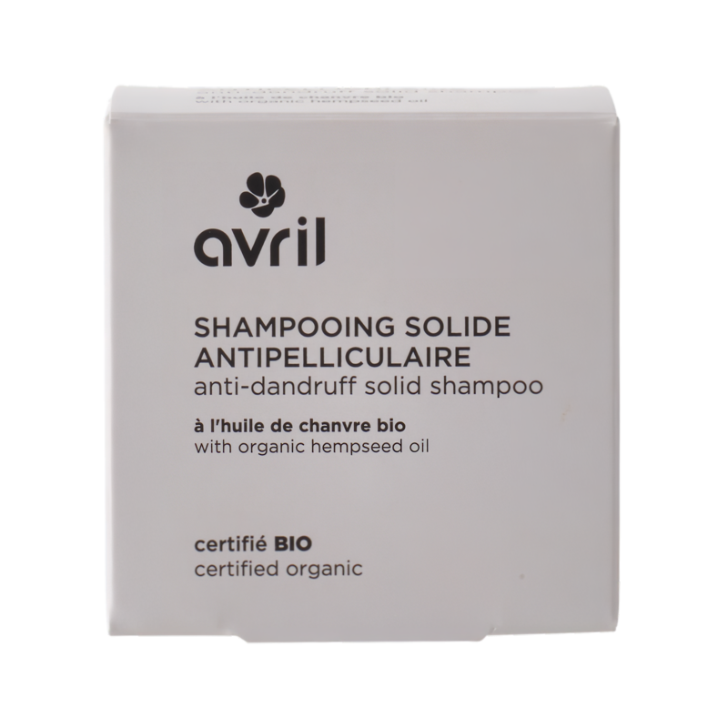 Shampooing Solide Antipelliculaire Bio Avril - Purifiant à l’Écorce de Jujubier