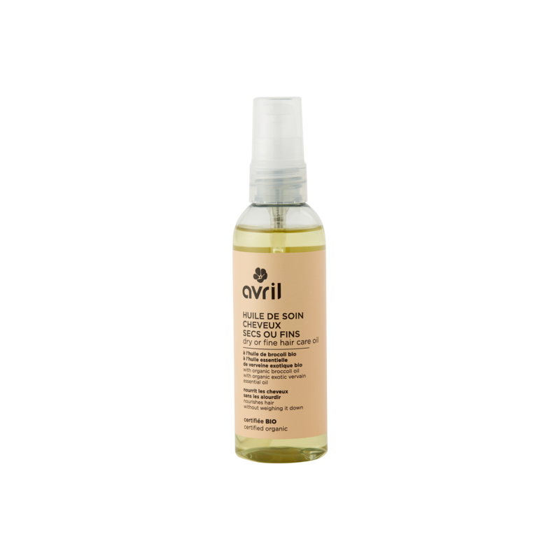 Huile Capillaire Bio Avril - Cheveux Secs ou Fins à l’Huile de Brocoli