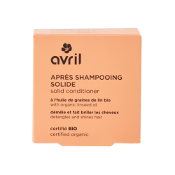 Après-Shampooing Solide Bio Avril - Démêle et Fait Briller les Cheveux
