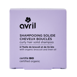 Shampooing Solide Cheveux Bouclés Bio Avril - À l’Huile de Brocoli et de Lin