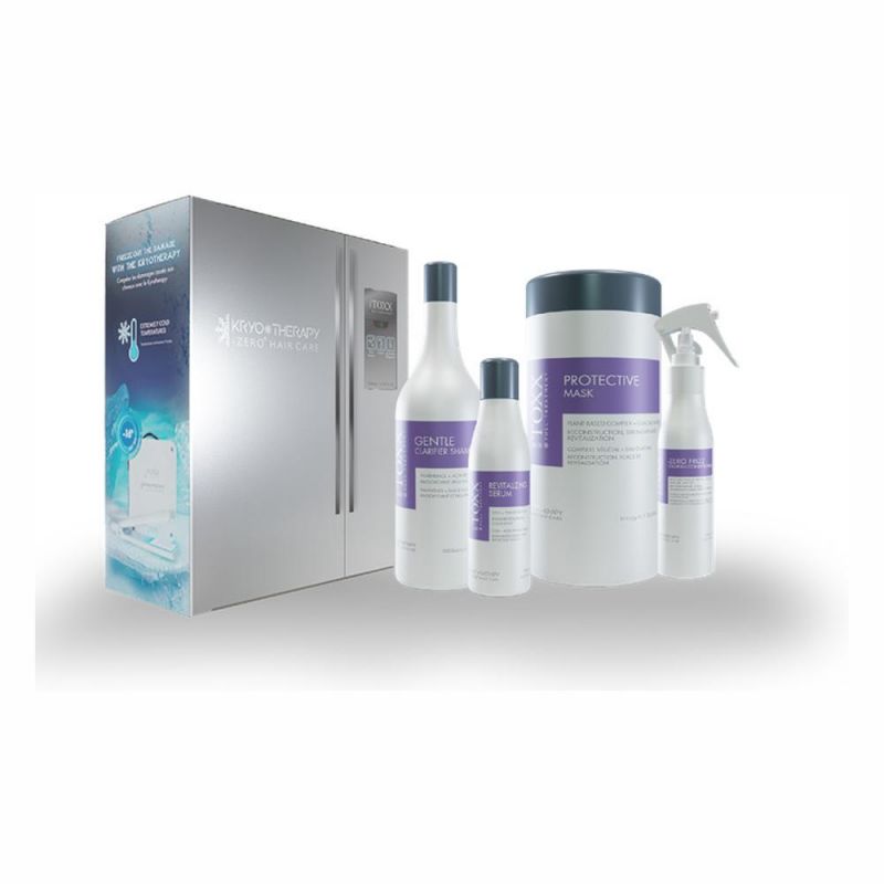 Kit professionnel de cryothérapie cheveux -16°C : reconstruction profonde, brillance et réparation avec machine cryo. Démo gratu