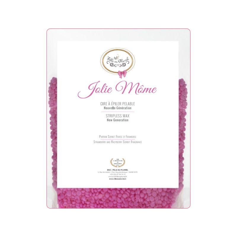 Cire à épiler sans bandes JOLIE MOME 800g - FILLE AU PLURIEL