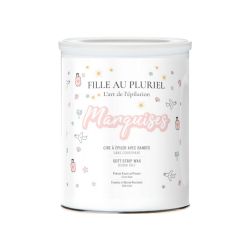 Pot de cire à épiler avec bandes MARQUISES 800g - FILLE AU PLURIEL