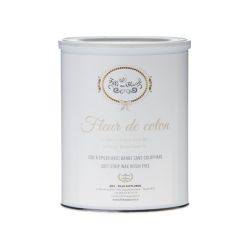 Pot de cire avec bandes FLEUR DE COTON 800g - FILLE AU PLURIEL
