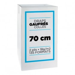 Draps d'examen GAUFRES 70cm par 9