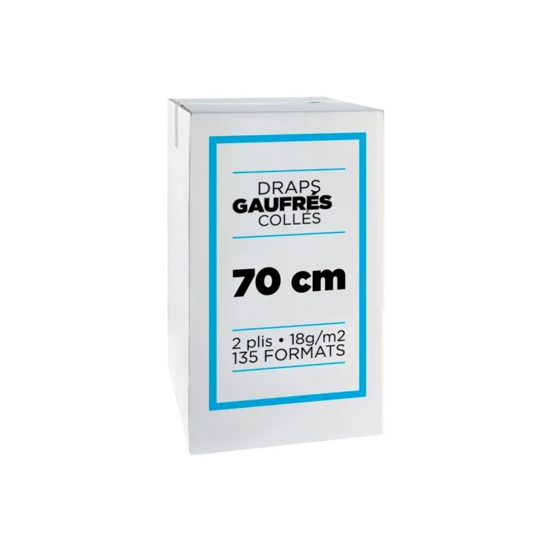 Draps d'examen GAUFRES 70cm par 9