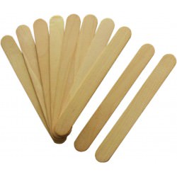 Spatules Corps pour Épilation en Bois x100