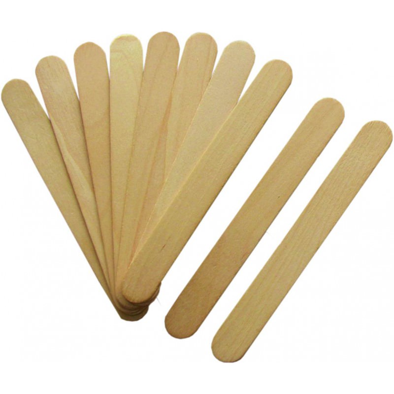 Spatules Corps pour Épilation en Bois x100